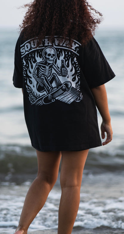 SKELETON BLACK T-SHIRT ORIGEN